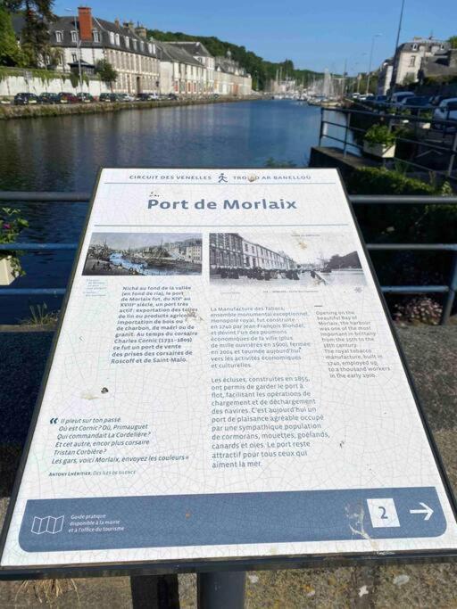 Ferienwohnung Voiles Sur Morlaix: Vue Port, 4 Personnes, Parking Exterior foto