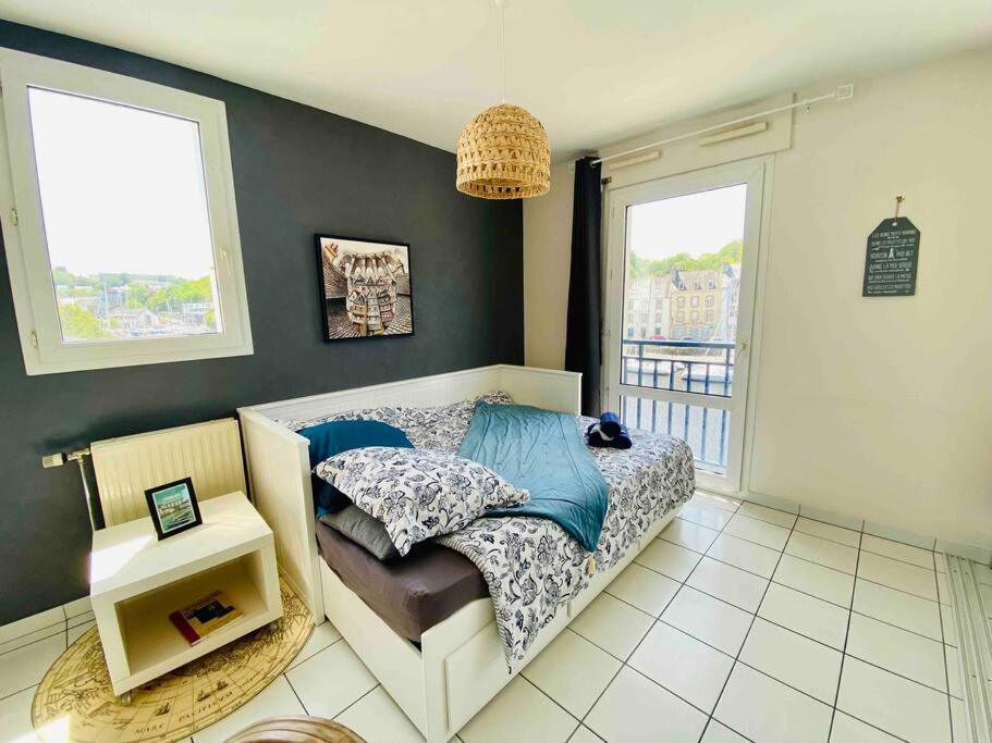 Ferienwohnung Voiles Sur Morlaix: Vue Port, 4 Personnes, Parking Exterior foto