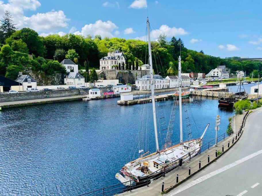 Ferienwohnung Voiles Sur Morlaix: Vue Port, 4 Personnes, Parking Exterior foto