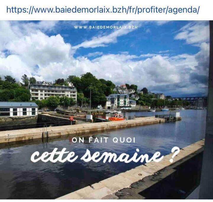 Ferienwohnung Voiles Sur Morlaix: Vue Port, 4 Personnes, Parking Exterior foto