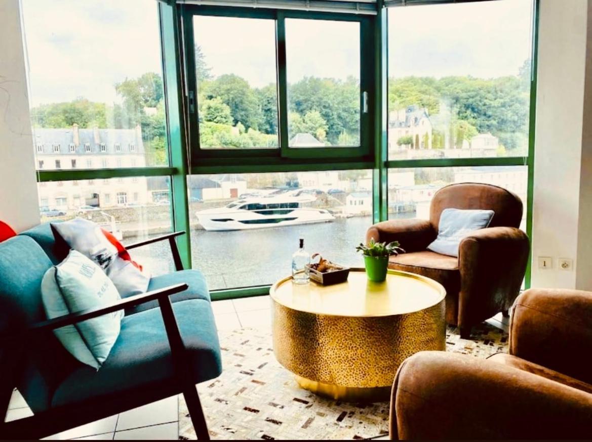 Ferienwohnung Voiles Sur Morlaix: Vue Port, 4 Personnes, Parking Exterior foto